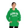 Printify Alpha Sigma Phi Alumni Hooded Sweatshirt 