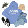 Printify Alpha Sigma Phi Alumni Hooded Sweatshirt 