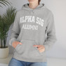 Printify Alpha Sigma Phi Alumni Hooded Sweatshirt 
