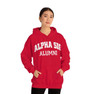 Printify Alpha Sigma Phi Alumni Hooded Sweatshirt 