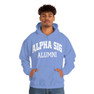 Printify Alpha Sigma Phi Alumni Hooded Sweatshirt 