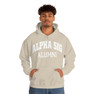 Printify Alpha Sigma Phi Alumni Hooded Sweatshirt 
