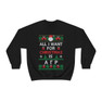 Alpha Gamma Rho All I Want For Christmas Crewneck Sweatshirt