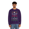 Triangle All I Want For Christmas Crewneck Sweatshirt