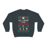 Alpha Sigma Phi All I Want For Christmas Crewneck Sweatshirt