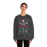 Alpha Sigma Phi All I Want For Christmas Crewneck Sweatshirt