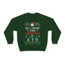 Alpha Tau Omega All I Want For Christmas Crewneck Sweatshirt