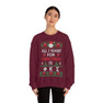 Phi Kappa Sigma All I Want For Christmas Crewneck Sweatshirt