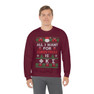 Printify Phi Kappa Sigma All I Want For Christmas Crewneck Sweatshirt 