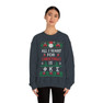 Printify Phi Kappa Sigma All I Want For Christmas Crewneck Sweatshirt 