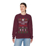 Phi Kappa Sigma All I Want For Christmas Crewneck Sweatshirt