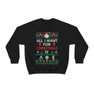 Lambda Phi Epsilon All I Want For Christmas Crewneck Sweatshirt