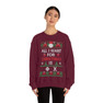 Phi Chi All I Want For Christmas Crewneck Sweatshirt