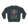 Phi Sigma Pi All I Want For Christmas Crewneck Sweatshirt