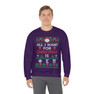 Printify Phi Sigma Pi All I Want For Christmas Crewneck Sweatshirt 