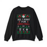 Pi Kappa Phi All I Want For Christmas Crewneck Sweatshirt