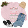 Printify Pi Lambda Phi All I Want For Christmas Crewneck Sweatshirt 