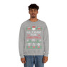 Printify Pi Lambda Phi All I Want For Christmas Crewneck Sweatshirt 