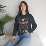 Printify Pi Lambda Phi All I Want For Christmas Crewneck Sweatshirt 