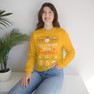 Printify Pi Lambda Phi All I Want For Christmas Crewneck Sweatshirt 