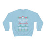 Printify Pi Lambda Phi All I Want For Christmas Crewneck Sweatshirt 