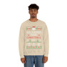 Printify Pi Lambda Phi All I Want For Christmas Crewneck Sweatshirt 