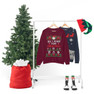 Printify Pi Lambda Phi All I Want For Christmas Crewneck Sweatshirt 