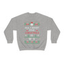 Printify Psi Upsilon All I Want For Christmas Crewneck Sweatshirt 