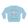 Printify Psi Upsilon All I Want For Christmas Crewneck Sweatshirt 
