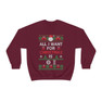 Theta Xi All I Want For Christmas Crewneck Sweatshirt