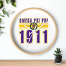 Omega Psi Phi Wall Clocks