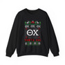Printify Theta Chi All I Want For Christmas Crewneck Sweatshirt 