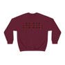 Kappa Delta Chi Christmas Plaid Nickname Crewnecks