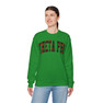 Theta Phi Alpha Christmas Plaid Nickname Crewnecks