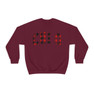 Chi Omega Christmas Plaid Nickname Crewnecks