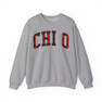 Chi Omega Christmas Plaid Nickname Crewnecks