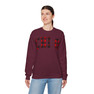 Chi Omega Christmas Plaid Nickname Crewnecks