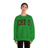 Chi Omega Christmas Plaid Nickname Crewnecks