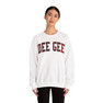 Delta Gamma Christmas Plaid Nickname Crewnecks