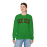 Delta Gamma Christmas Plaid Nickname Crewnecks