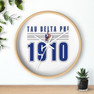 Tau Delta Phi Wall Clocks