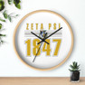 Zeta Psi Wall Clocks