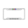 Order Of The Eastern Star New License Plate Frame
