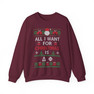 Delta Phi All I Want For Christmas Crewneck Sweatshirt