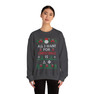 Delta Phi All I Want For Christmas Crewneck Sweatshirt