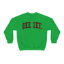 Delta Zeta Christmas Plaid Nickname Crewnecks