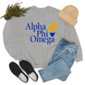 Alpha Phi Omega Logo Crewnecks