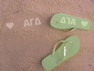 Alpha Gamma Delta Flip Flops