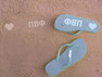 Sorority Shop Pi Beta Phi Flip Flops 
