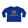 Printify I'm So Loved By a Sigma Gamma Rho Toddler Long Sleeve Tee 